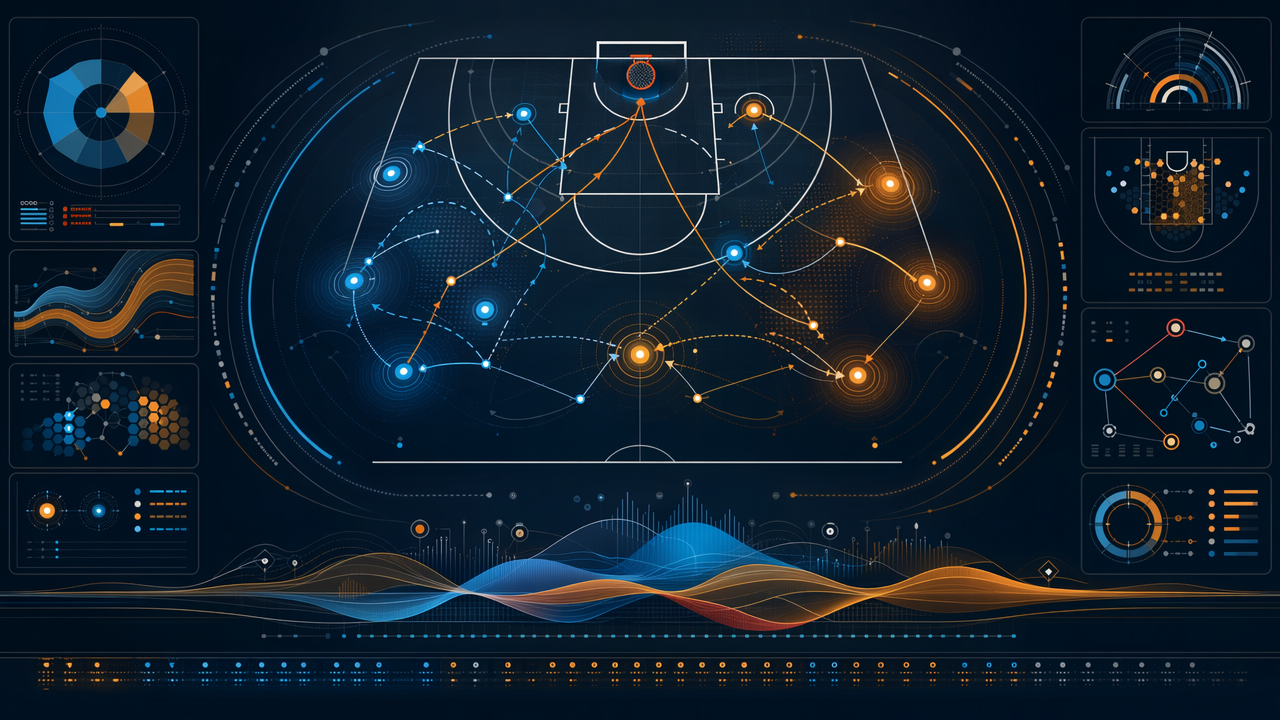 NBA 回合数上限与总分盘关系示意图